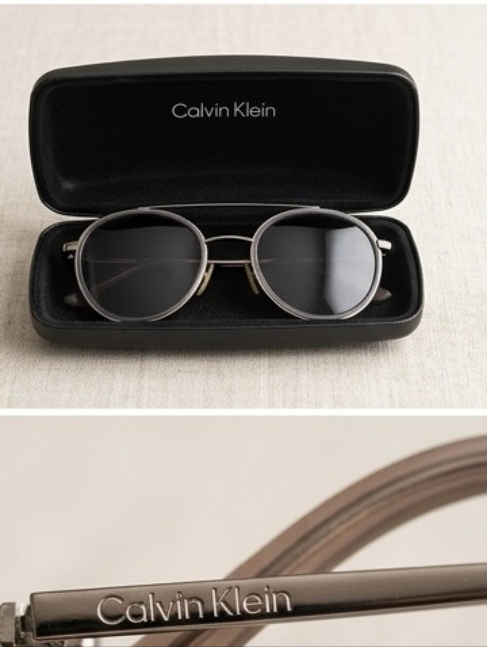 Calvin Klein Round Double Bridge Sunglasses CK19131S